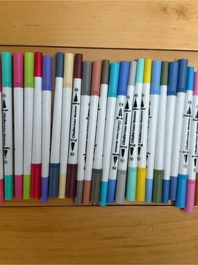 Assorted Double-Ended Art Markers - Multicolor Set -36 total